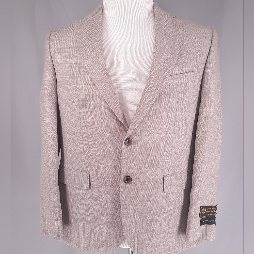 NEW Ing Loro Piana Sport Coat Jacket Blazer Men's 40S Saks Fifth Avenue Business